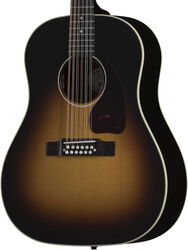 Folk-gitarre Gibson J-45 Standard 12-String - Vintage sunburst