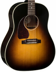 Linkshändige folkgitarre Gibson J-45 Standard Linkshänder - Vintage sunburst