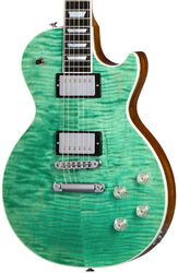 Single-cut-e-gitarre Gibson Les Paul Modern Figured - Seafoam green