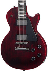 Single-cut-e-gitarre Gibson Les Paul Modern Studio - Wine red satin