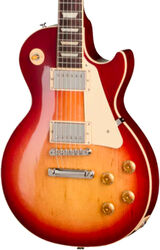 Single-cut-e-gitarre Gibson Original Les Paul Standard 50s Plain Top - dark cherry sunburst