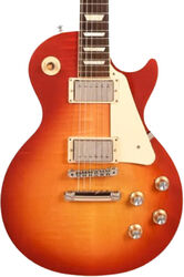 Single-cut-e-gitarre Gibson Les Paul Standard 60s Figured - Tomato soup burst