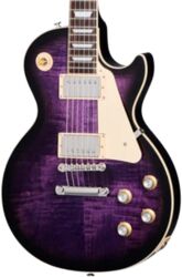 Single-cut-e-gitarre Gibson Les Paul Standard 60s Figured - Dark Purple Burst