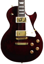 Single-cut-e-gitarre Gibson Modern Les Paul Studio Gold Hardware - wine red