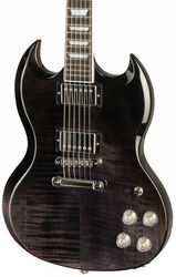 Double cut e-gitarre Gibson SG Modern - Trans black fade