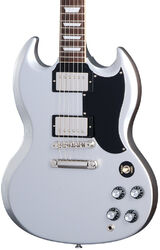 Double cut e-gitarre Gibson SG Standard '61 Custom Color - Silver mist