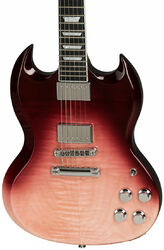 Double cut e-gitarre Gibson SG Standard HP-II - Hot pink fade