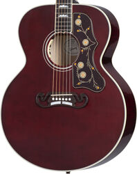 Folk-gitarre Gibson SJ-200 Standard - Wine red