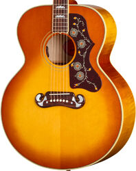 Folk-gitarre Gibson SJ-200 60s Original (Baggs HiFi DNA Preamp) - Heritage cherry sunburst