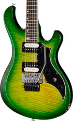 Double cut e-gitarre Gibson Victory Floyd Rose - Iguana Burst