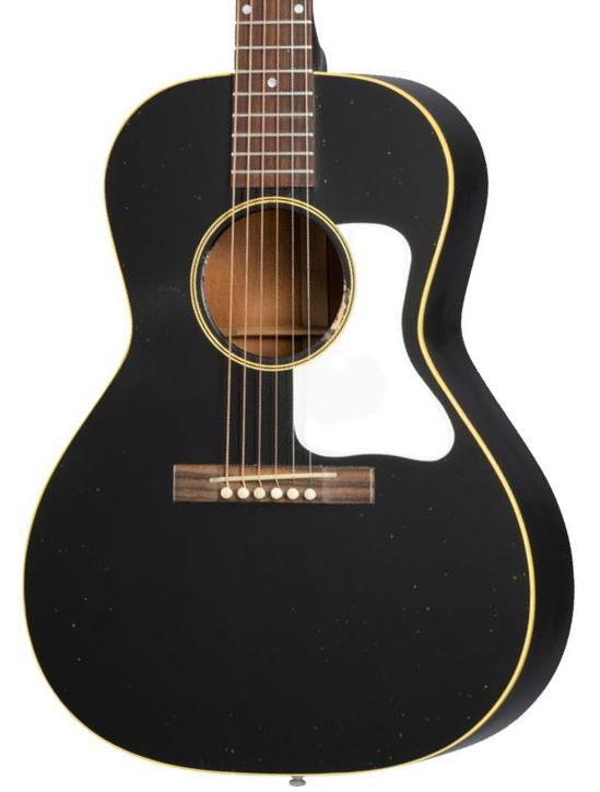 Folk-gitarre Gibson Custom Shop Murphy Lab Acoustic 1933 L-00 - Ebony light aged