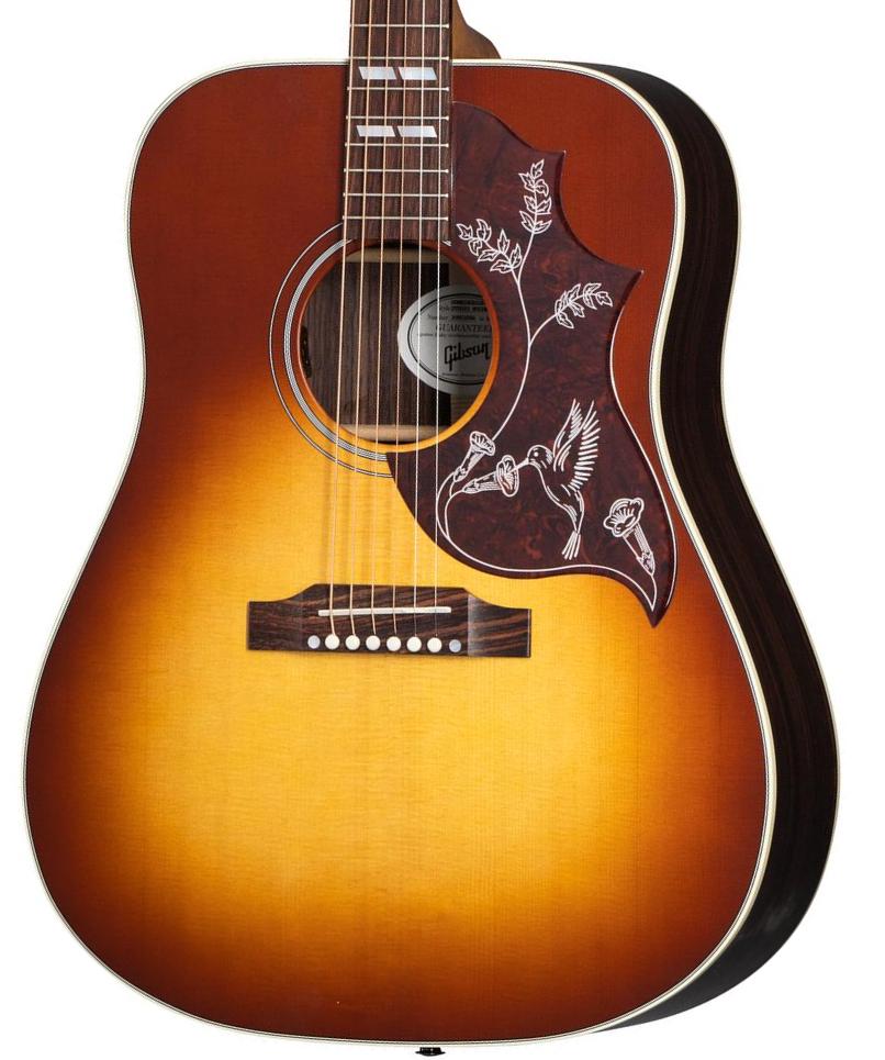 Folk-gitarre Gibson Hummingbird Studio Rosewood 2024 - Satin rosewood burst