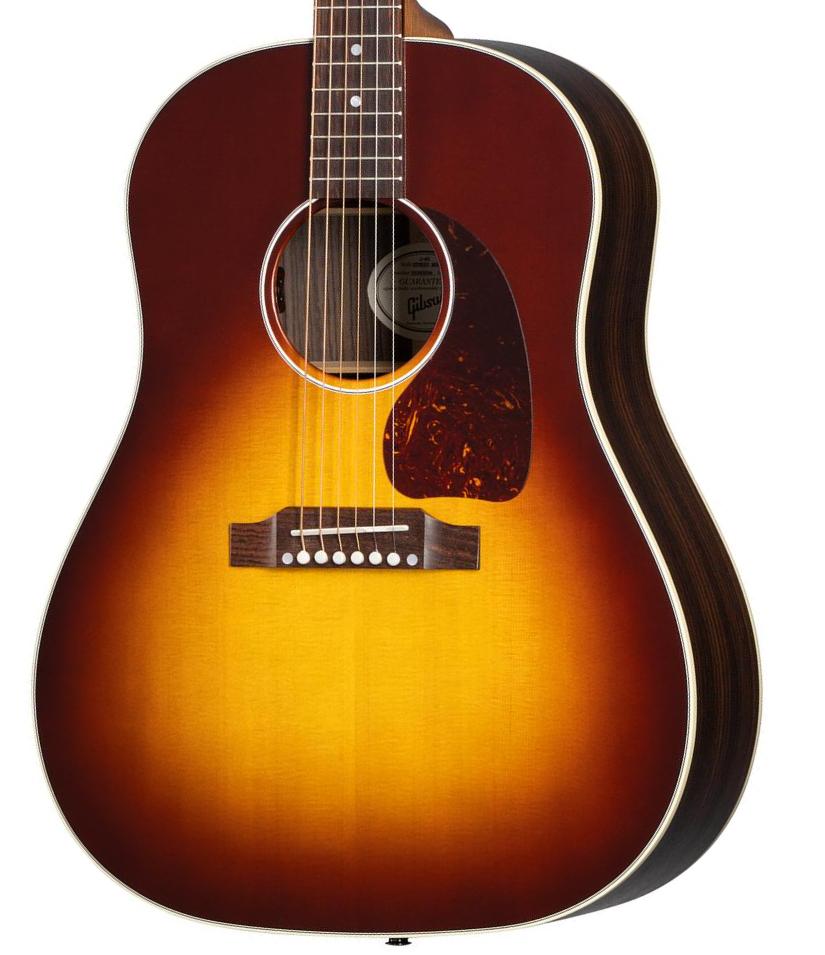 Folk-gitarre Gibson J-45 Studio Rosewood 2024 - Rosewood Burst