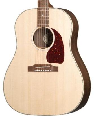 Folk-gitarre Gibson J-45 Studio Walnut 2024 - satin natural