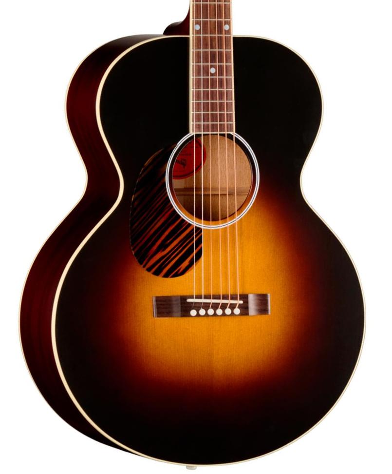 Folk-gitarre Gibson J-185 Century 12-Fret LH - VINTAGE SUNBURST SATIN