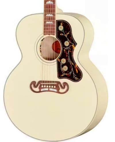 Folk-gitarre Gibson Modern SJ-200 Standard - Classic white