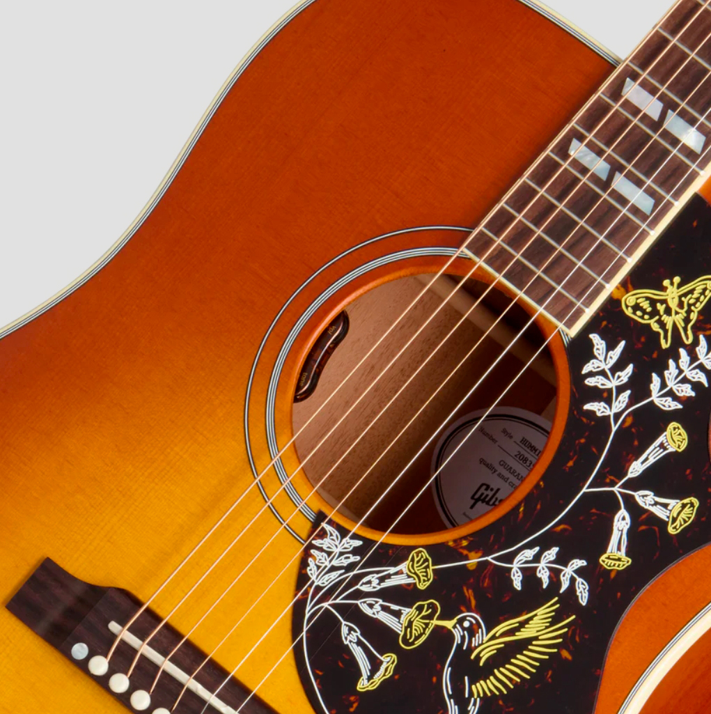 Gibson Hummingbird Faded Modern Dreadnought Epicea Acajou Rw - Heritage Cherry Sunburst - Folk-Gitarre - Variation 2