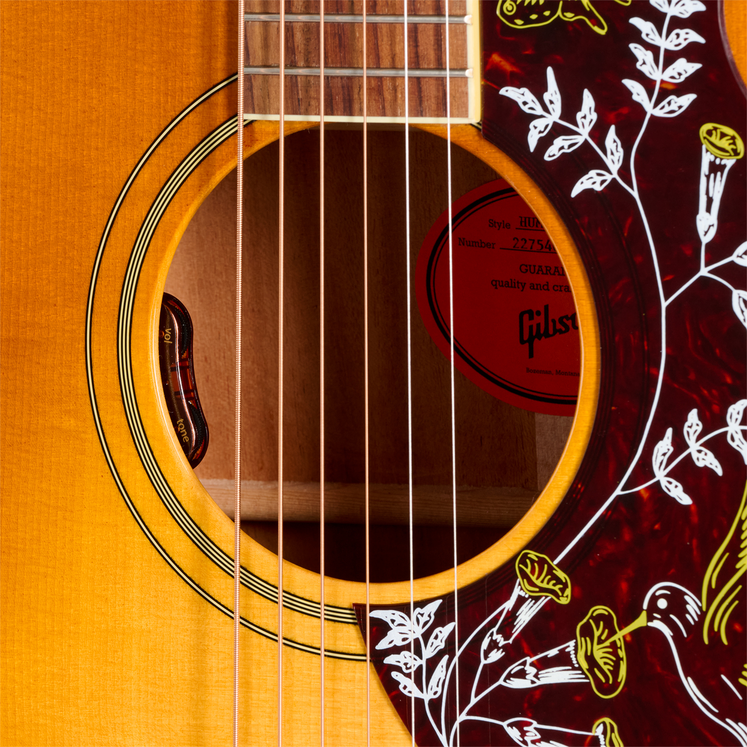 Gibson Hummingbird Original (baggs Hifi Dna) Dreadnought Epicea Acajou Rw - Heritage Cherry Sunburst - Folk-Gitarre - Variation 4