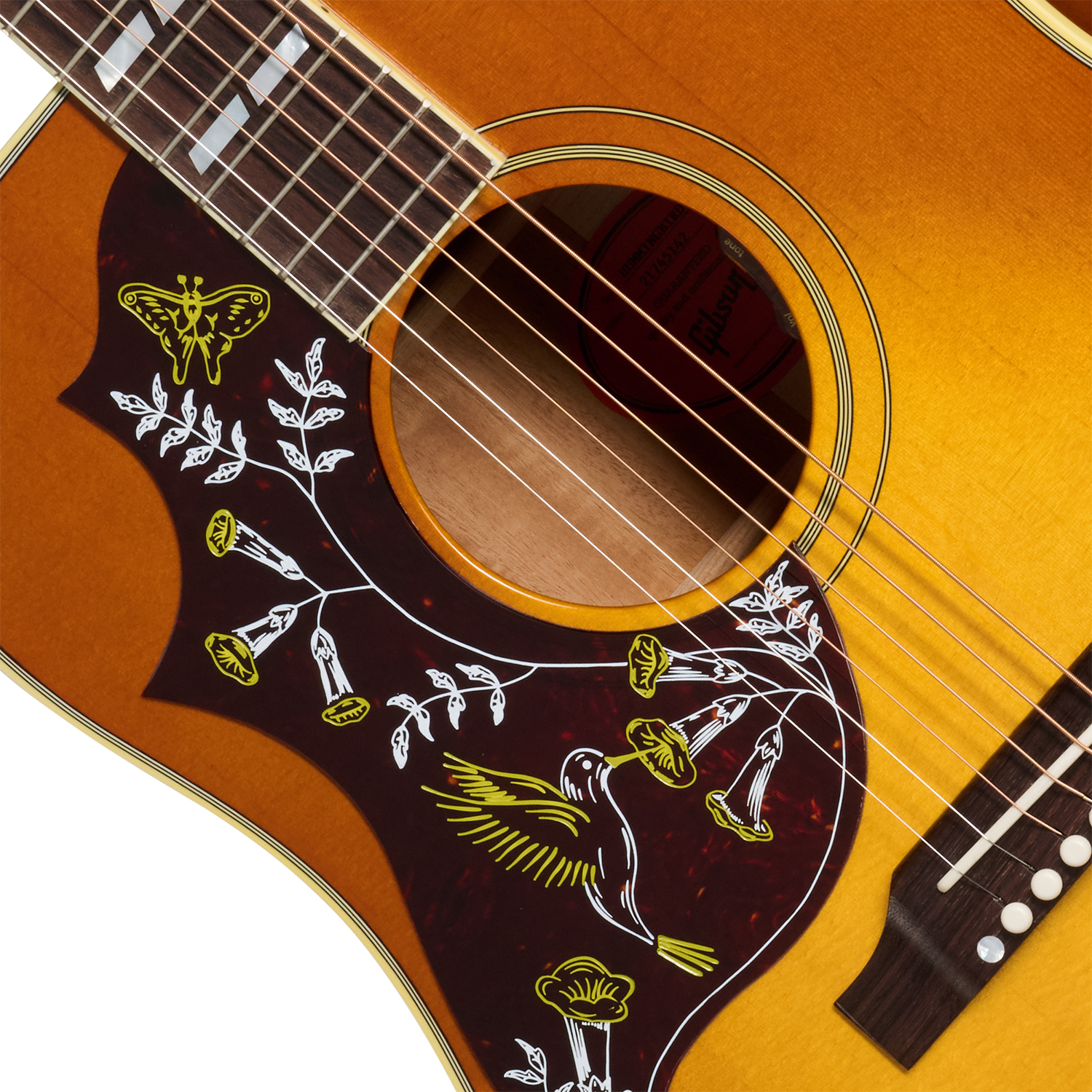 Gibson Hummingbird Original Lh (baggs Hifi Dna) Dreadnought Gaucher Epicea Acajou Rw - Heritage Cherry Sunburst - Linkshändige Folkgitarre - Variation