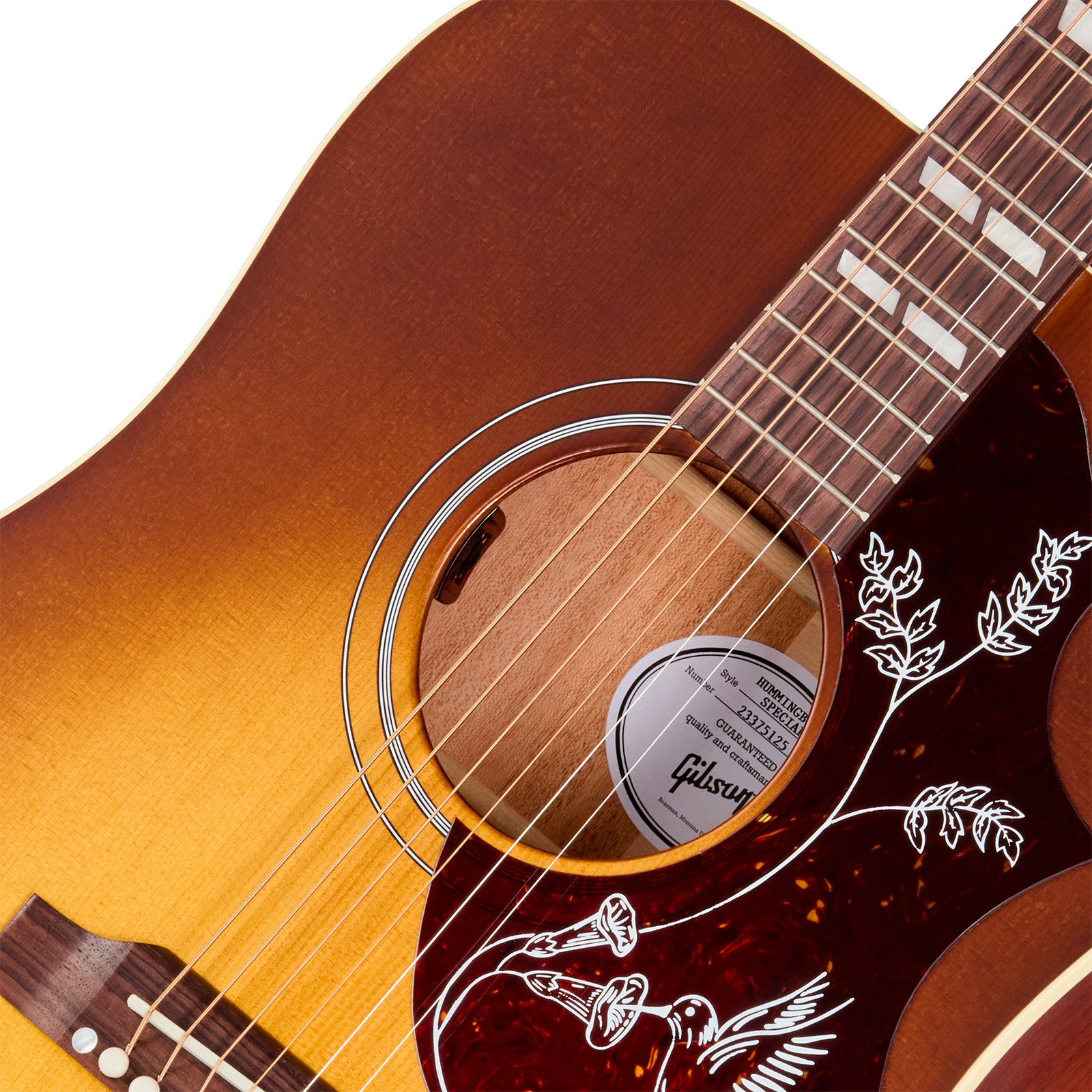 Gibson Hummingbird Special Modern Dreadnought Cbd Epicea Acajou Rw - Satin Honey Burst - Folk-Gitarre - Variation 3