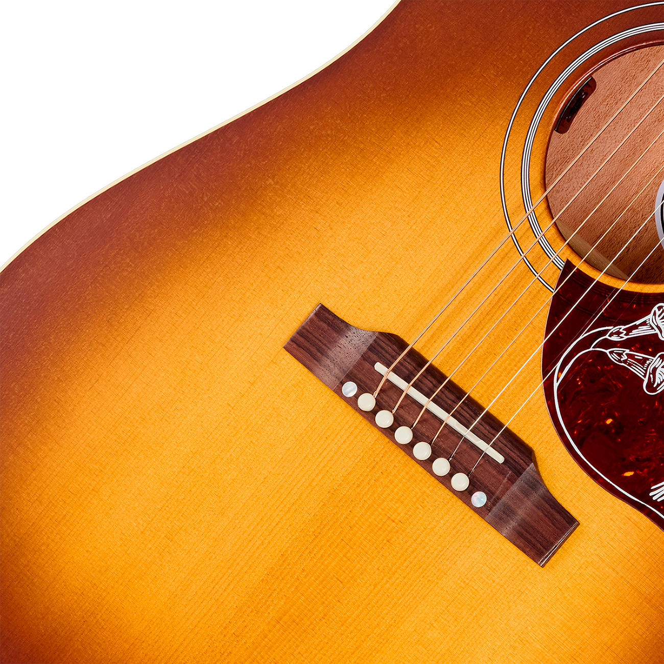 Gibson Hummingbird Special Modern Dreadnought Cbd Epicea Acajou Rw - Satin Honey Burst - Folk-Gitarre - Variation 4