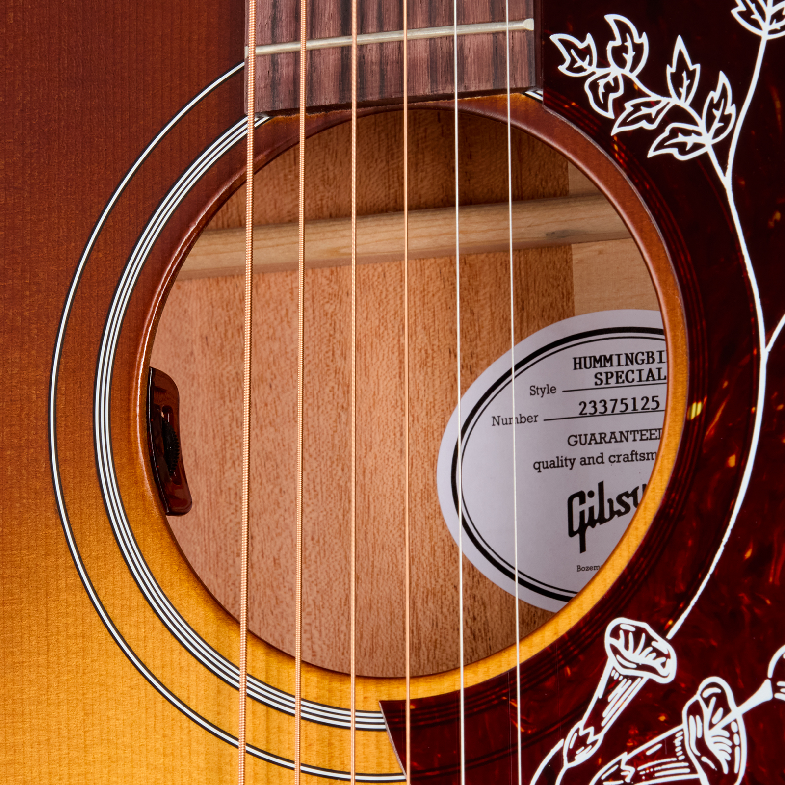 Gibson Hummingbird Special Modern Dreadnought Cbd Epicea Acajou Rw - Satin Honey Burst - Folk-Gitarre - Variation 5