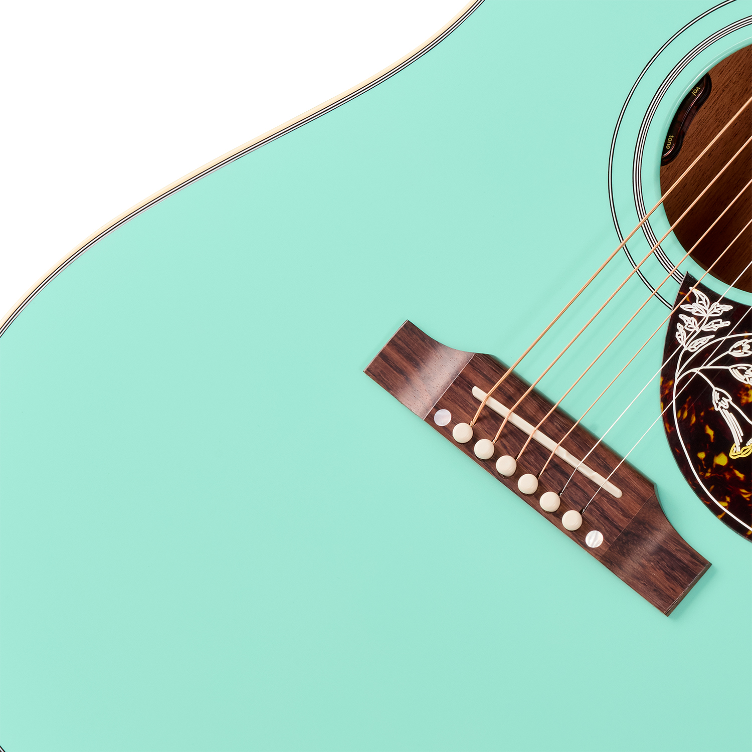 Gibson Hummingbird Standard (baggs Hifi Dna) Dreadnought Epicea Acajou Rw - Southwestern Turquoise - Folk-Gitarre - Variation 3