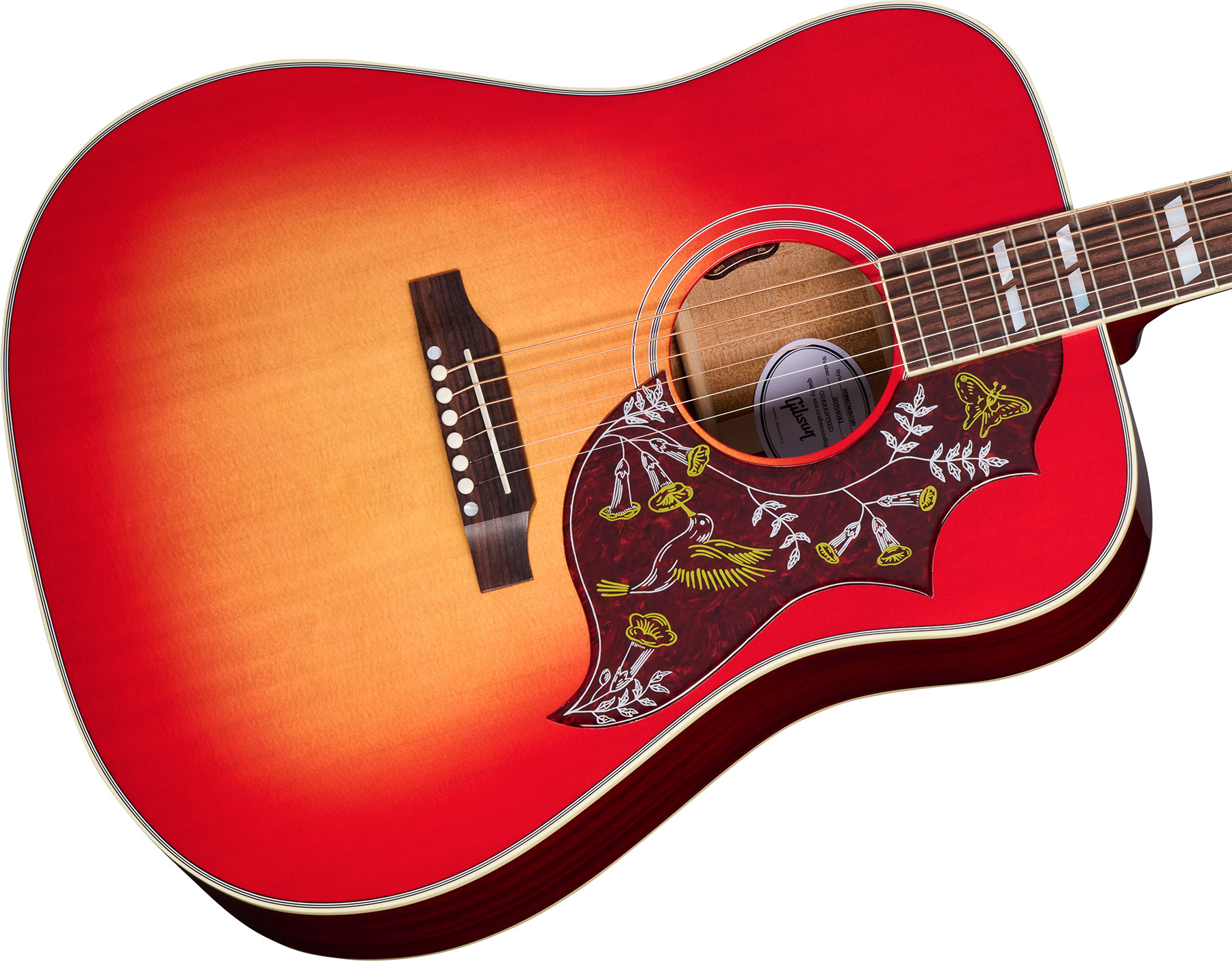 Gibson Hummingbird Standard Lh Modern Dreadnought Gaucher Epicea Acajou Rw - Vintage Cherry Sunburst - Folk-Gitarre - Variation 3