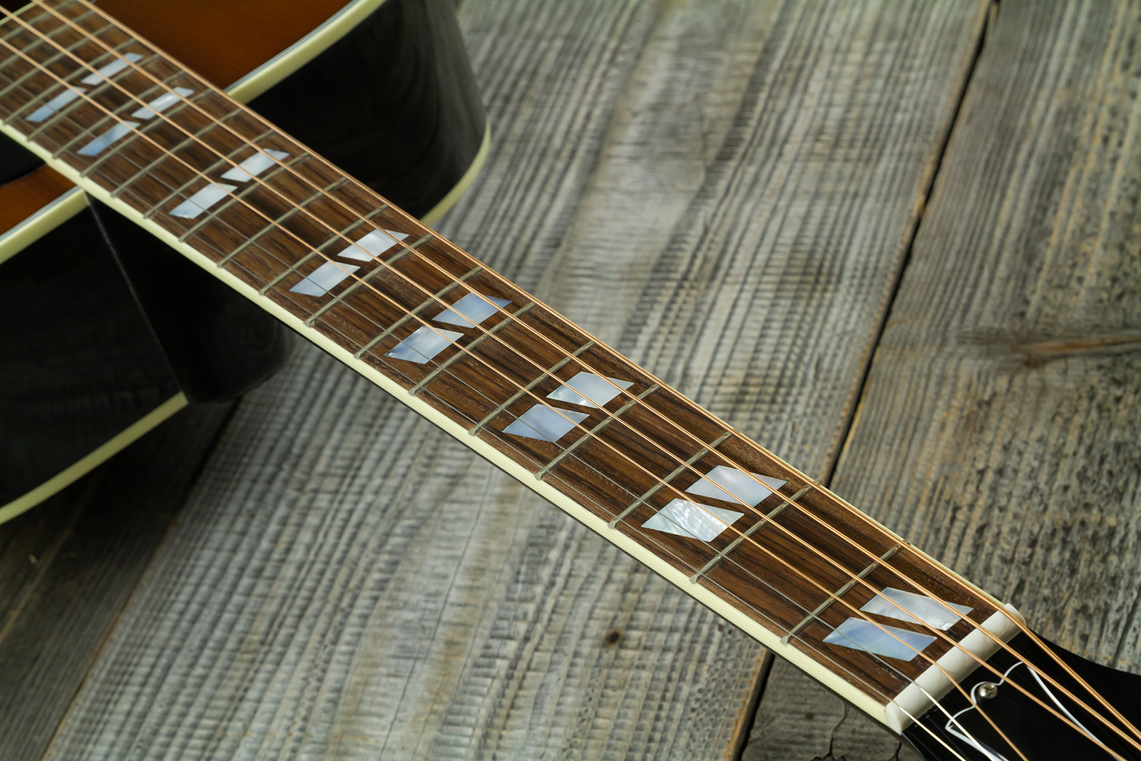 Gibson Hummingbird Standard Modern Dreadnought Epicea Acajou Rw - Honey Burst - Folk-Gitarre - Variation 10