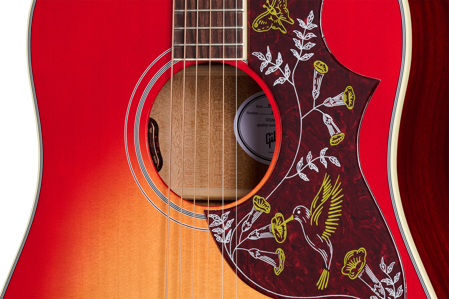 Gibson Hummingbird Standard Modern Dreadnought Epicea Acajou Rw - Vintage Cherry Sunburst - Folk-Gitarre - Variation 4