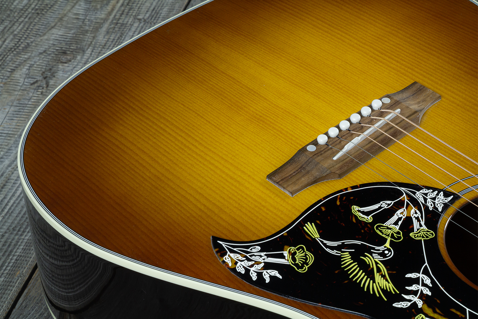 Gibson Hummingbird Standard Modern Dreadnought Epicea Acajou Rw - Honey Burst - Folk-Gitarre - Variation 8