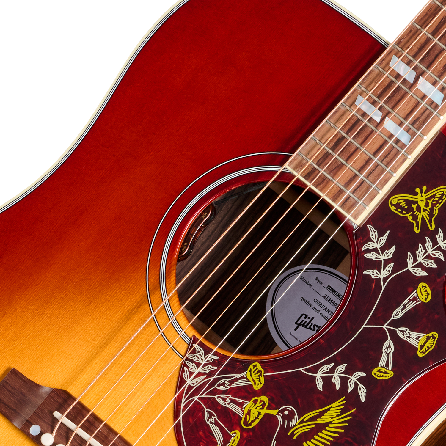 Gibson Hummingbird Standard Rosewood (baggs Hifi Dna) Dreadnought Epicea Palissandre Rw - Rosewood Burst - Folk-Gitarre - Variation 2