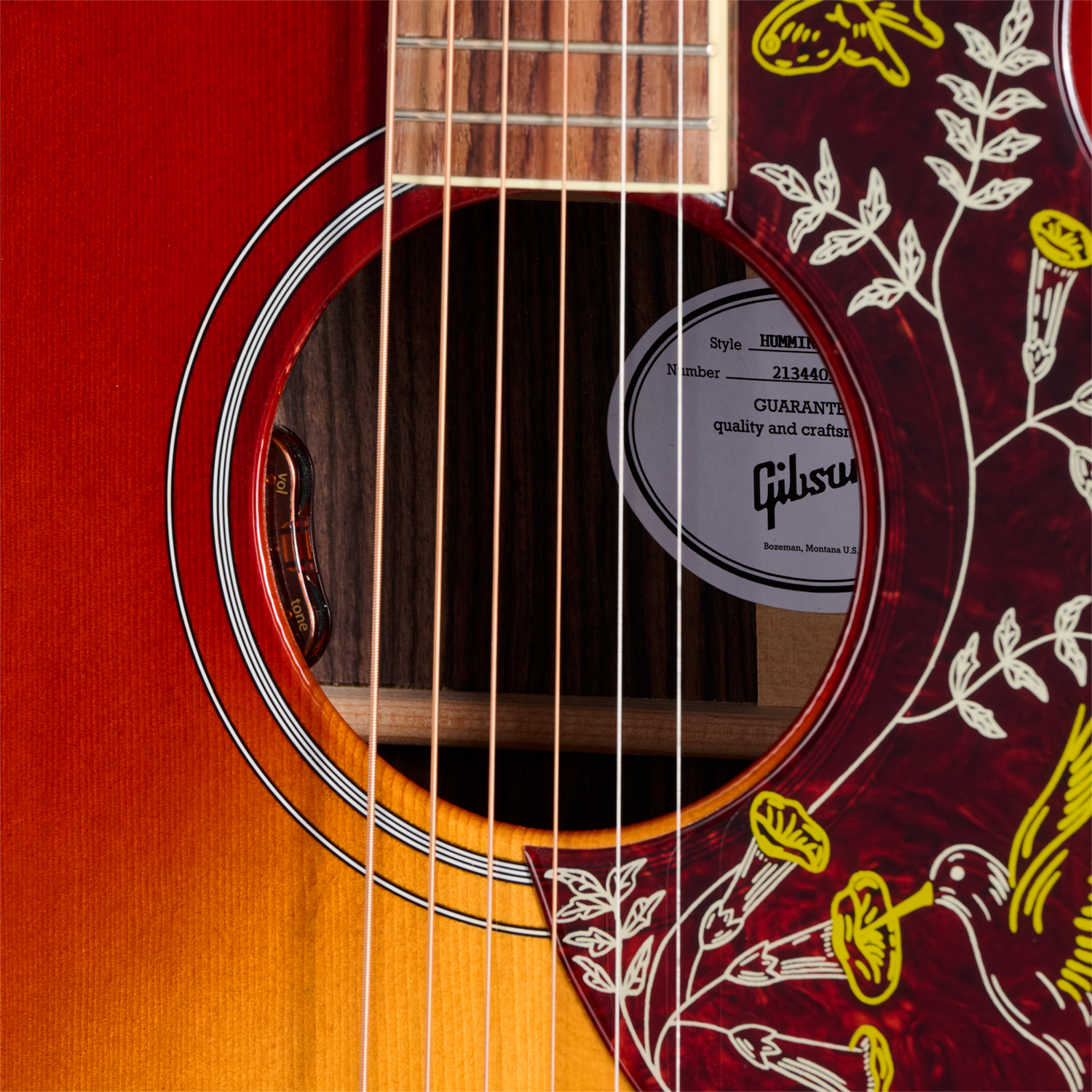 Gibson Hummingbird Standard Rosewood (baggs Hifi Dna) Dreadnought Epicea Palissandre Rw - Rosewood Burst - Folk-Gitarre - Variation 4