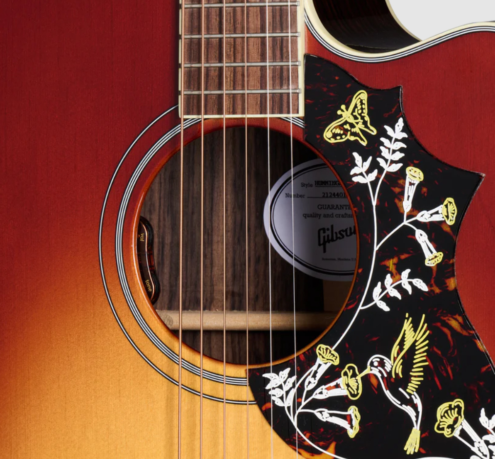 Gibson Hummingbird Standard Rosewood Ec Epicea Palissandre Rw - Rosewood Burst - Folk-Gitarre - Variation 4