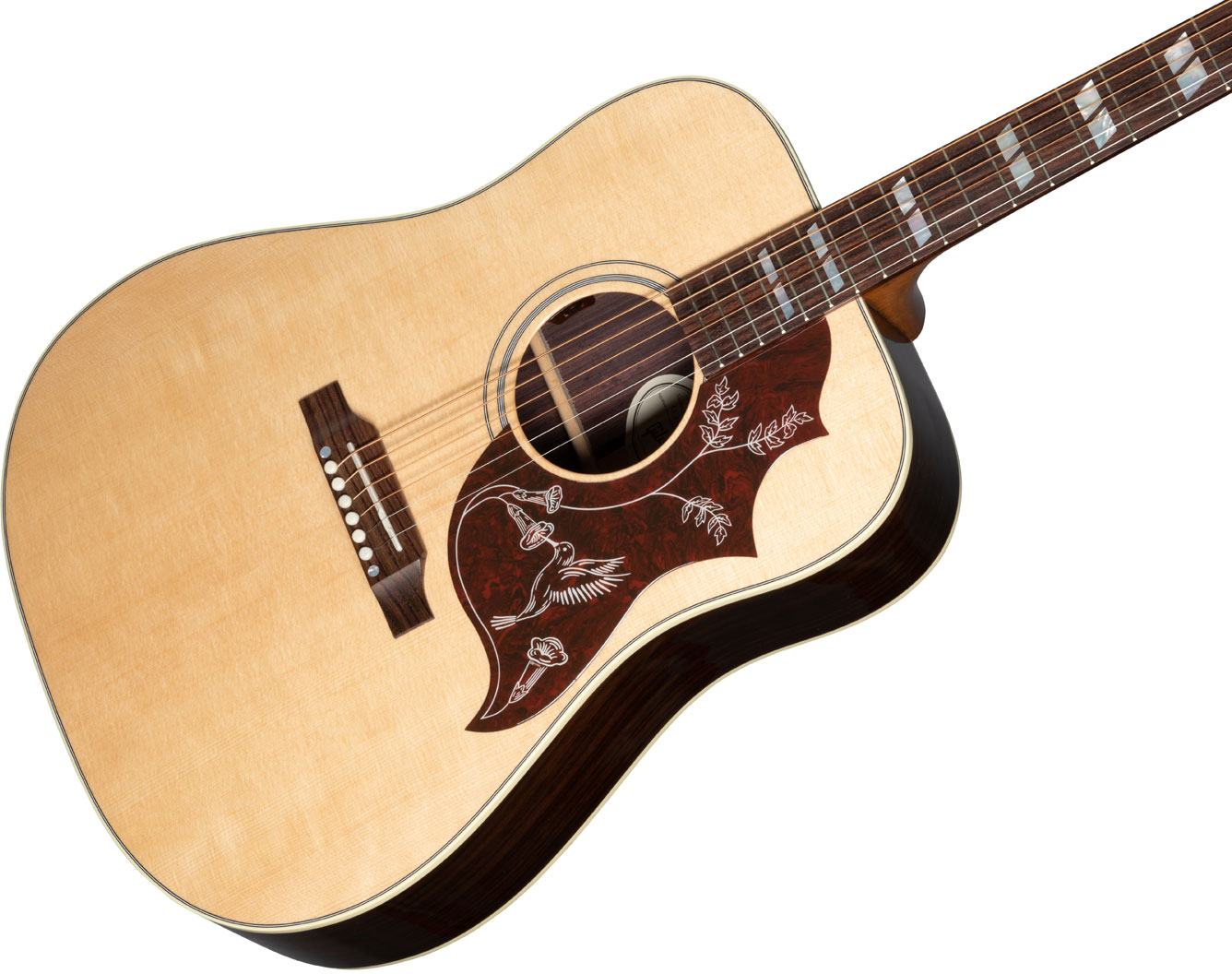 Gibson Hummingbird Studio Rosewood Modern 2023 Dreadnought Epicea Palissandre Rw - Antique Natural - Elektroakustische Gitarre - Variation 3