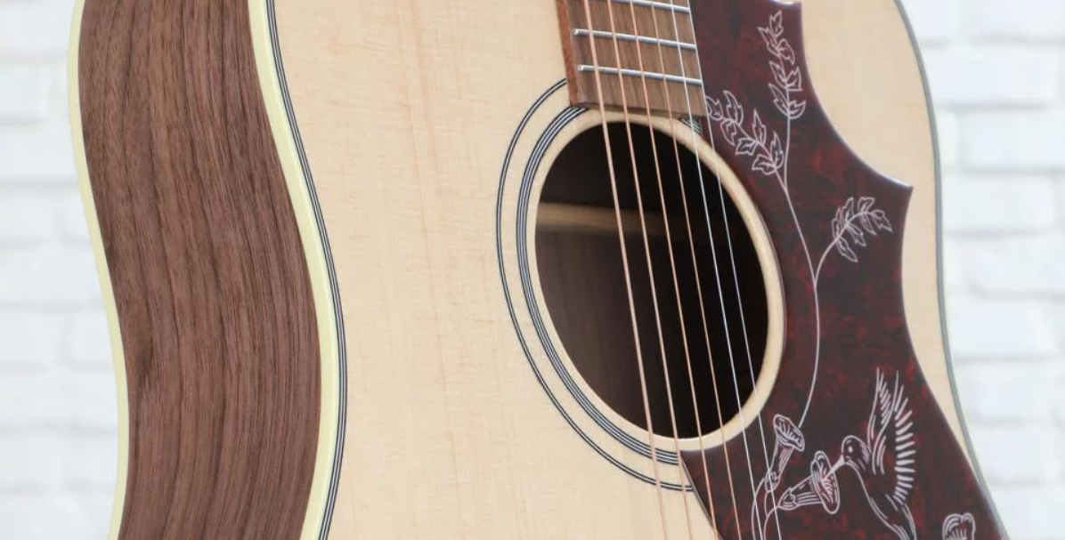 Gibson Hummingbird Studio Walnut 2023 Dreadnought Epicea Noyer Wal - Natural - Elektroakustische Gitarre - Variation 3
