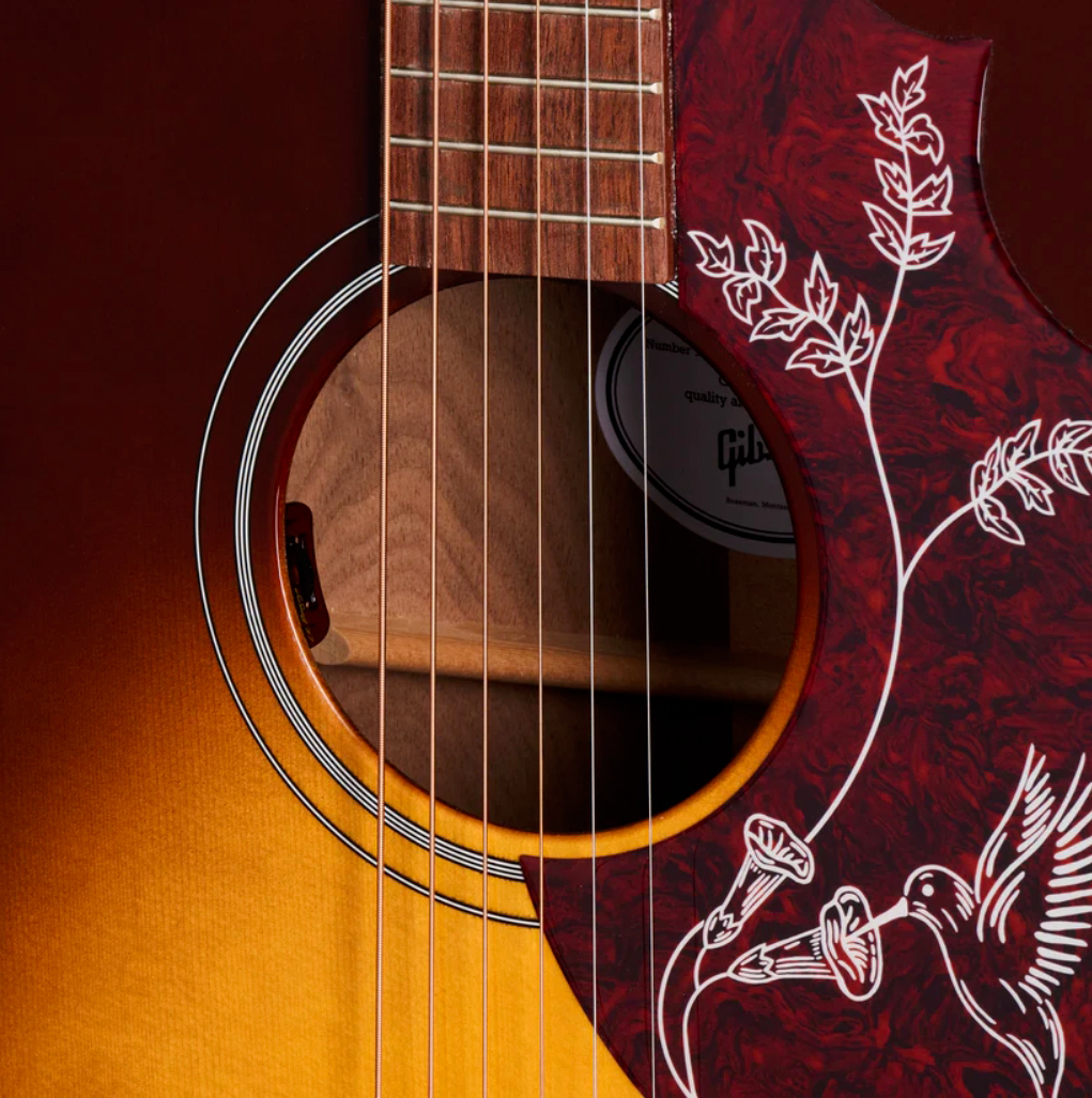 Gibson Hummingbird Studio Walnut Dreadnought Epicea Noyer Wal - Walnut Burst - Folk-Gitarre - Variation 3