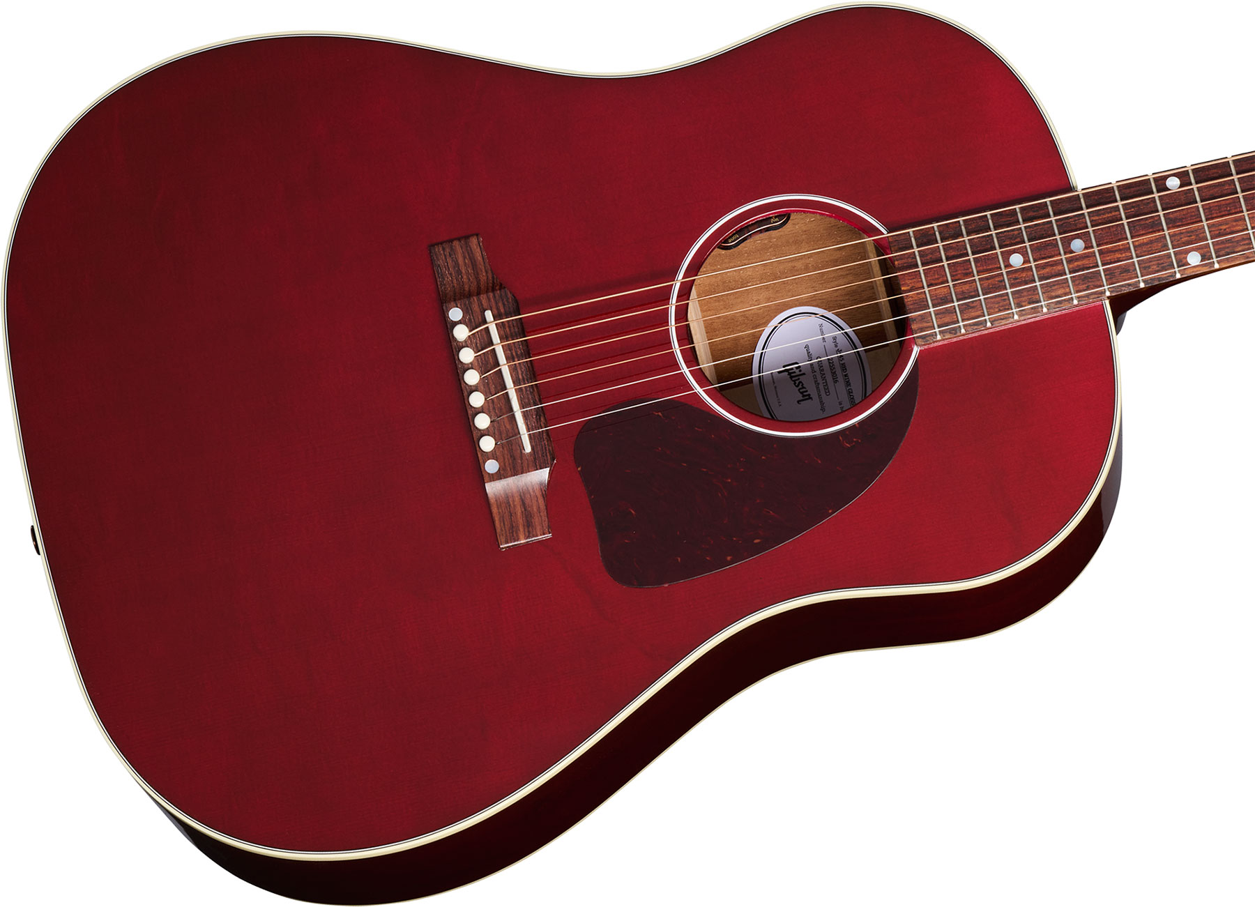 Gibson J45 Standard Modern Dreadnought Epicea Acajou Rw - Wine Red - Folk-Gitarre - Variation 3