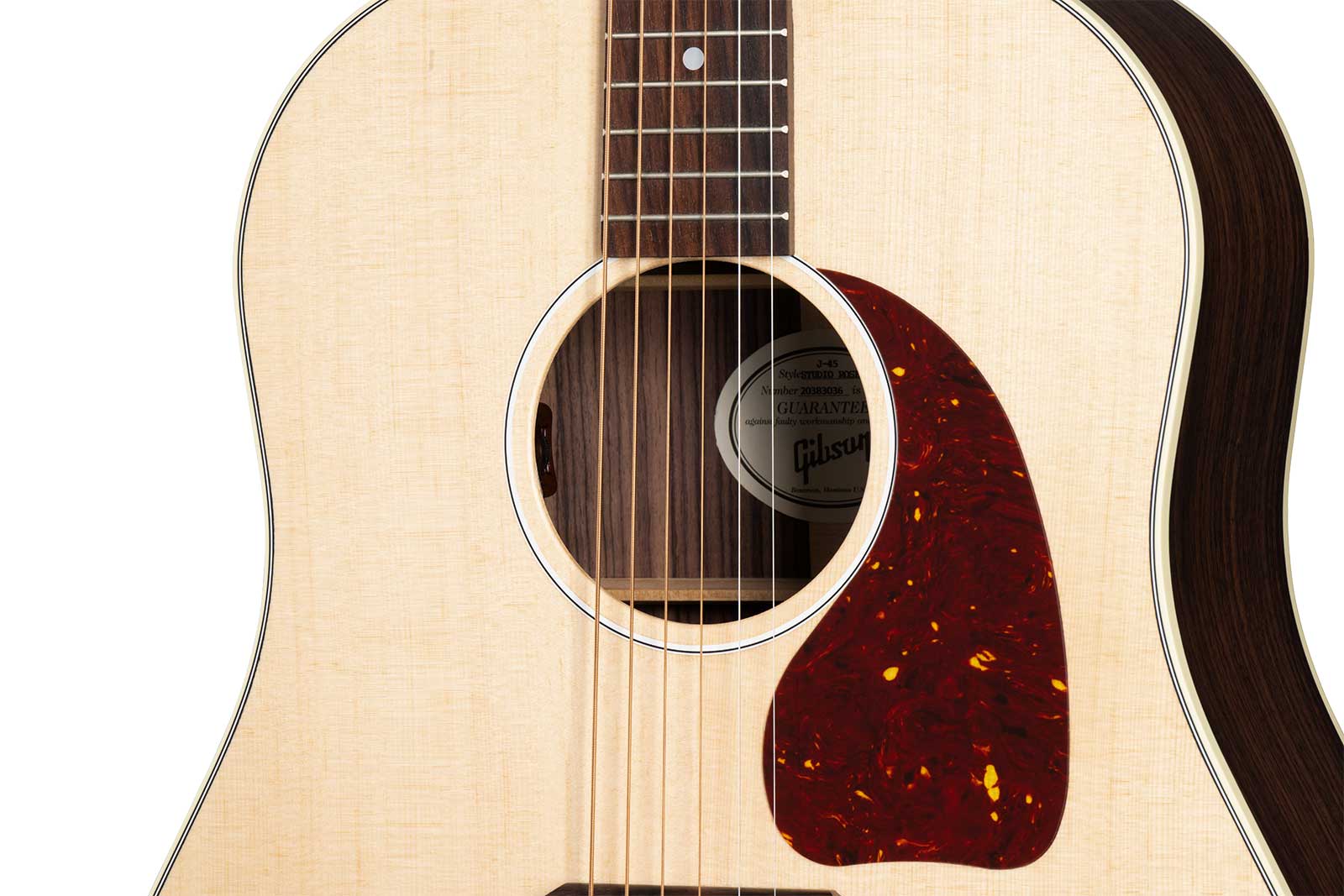 Gibson J-45 Studio Rosewood Modern 2024 Dreadnought Epicea Palissandre Rw - Satin Natural - Folk-Gitarre - Variation 3