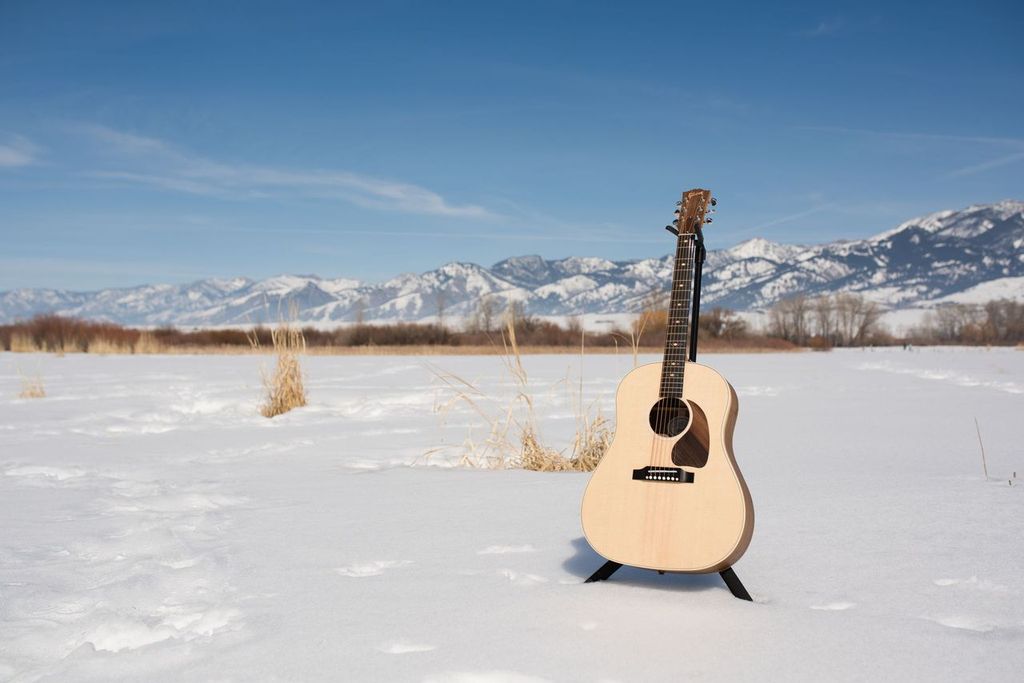 Gibson J-45 Sustainable 2019 Epicea Noyer Ric - Antique Natural - Elektroakustische Gitarre - Variation 4