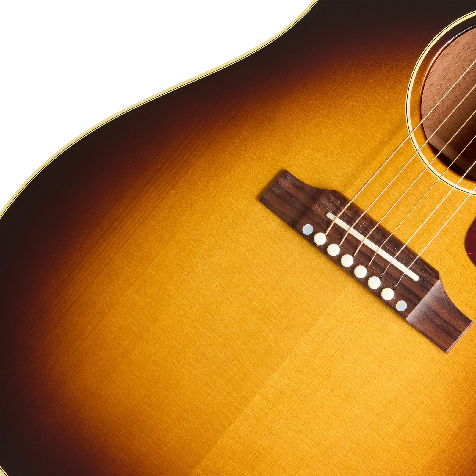 Gibson J160e Original Dreadnought Epicea Palissandre Rw - Vintage Sunburst - Folk-Gitarre - Variation 3