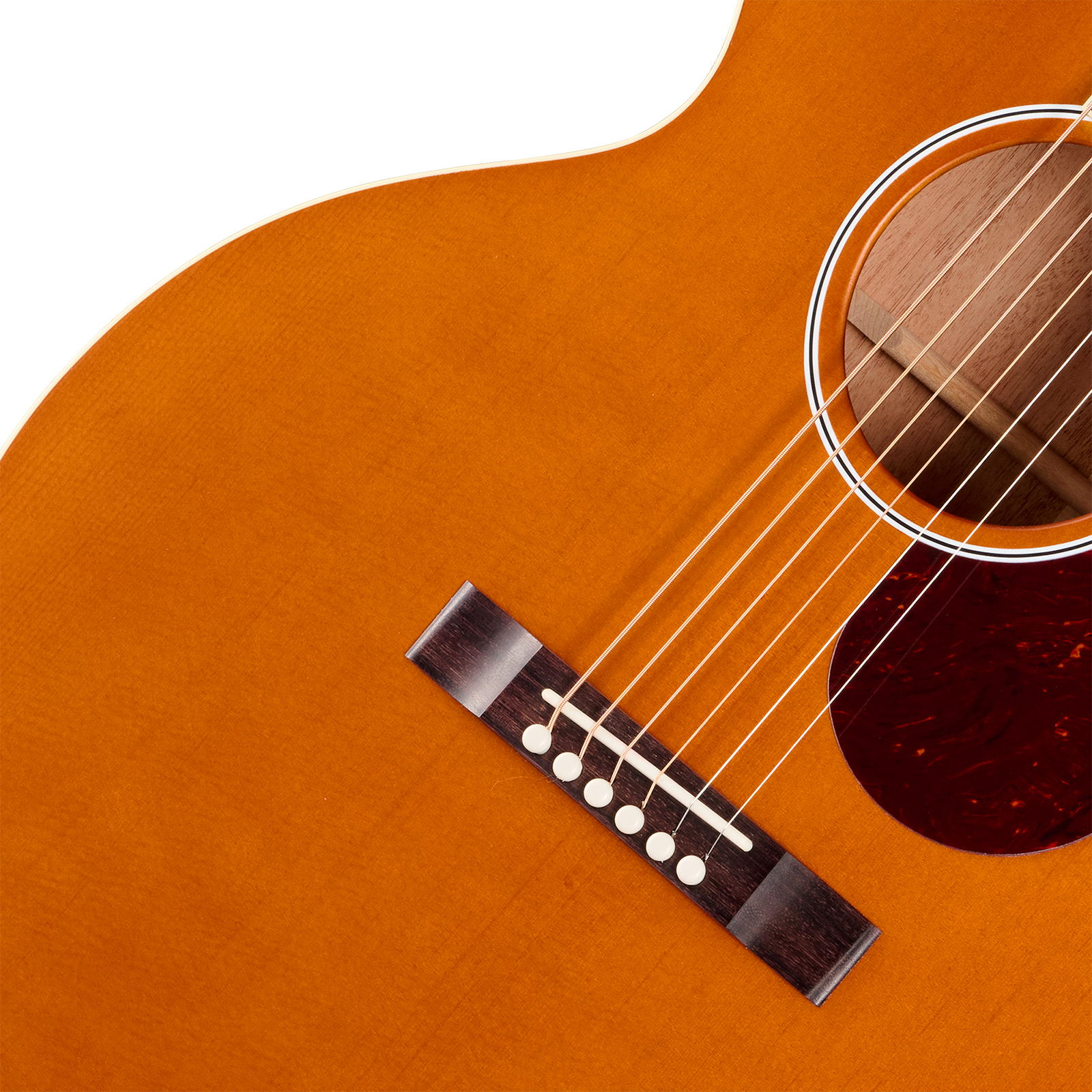 Gibson J185 Century 12-fret Jumbo Shsc Epicea Acajou Rw - Vintage Amber Satin - Folk-Gitarre - Variation 3