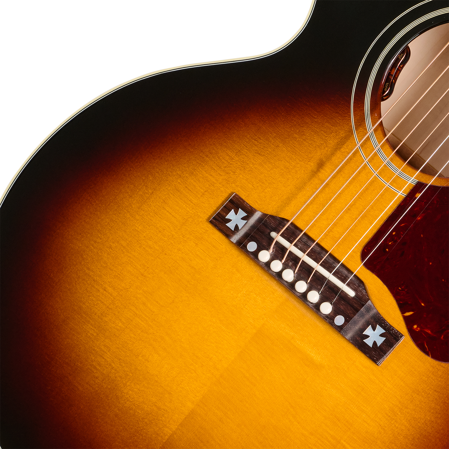 Gibson J185 Original (baggs Hifi Dna) Jumbo Epicea Erable Rw - Vintage Sunburst - Folk-Gitarre - Variation 3