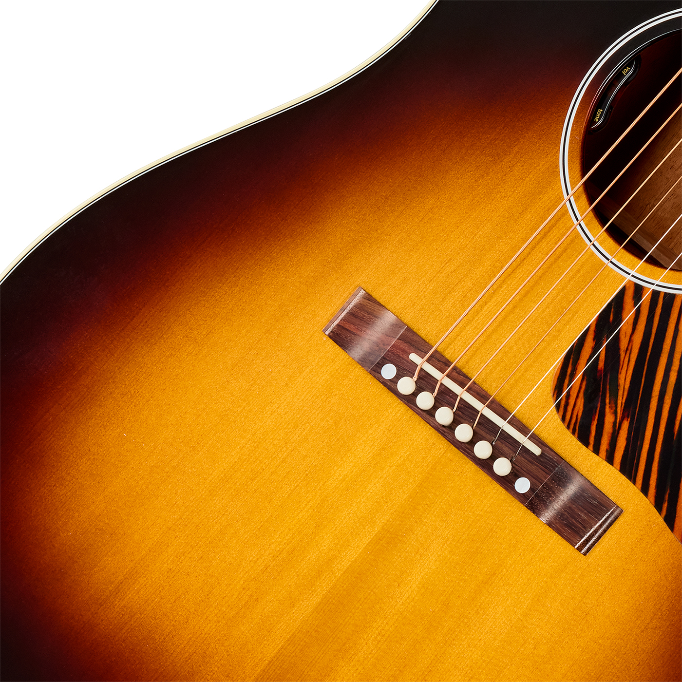 Gibson J45 50s Original (baggs Hifi Dna) Dreadnought Epicea Acajou Rw - Vintage Sunburst - Folk-Gitarre - Variation 3