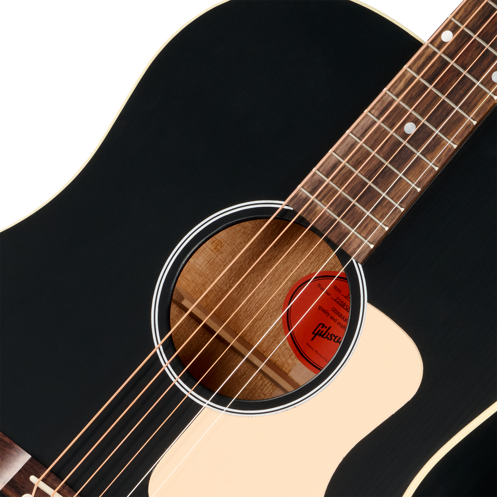 Gibson J45 Century 12-fret Dreadnought Shsc Epicea Acajou Rw - Ebony - Folk-Gitarre - Variation 2