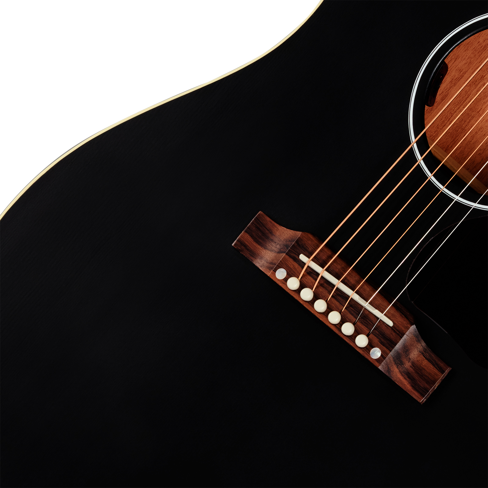 Gibson J45 Special Dreadnought Cbd Epicea Acajou Rw - Satin Ebony - Folk-Gitarre - Variation 3