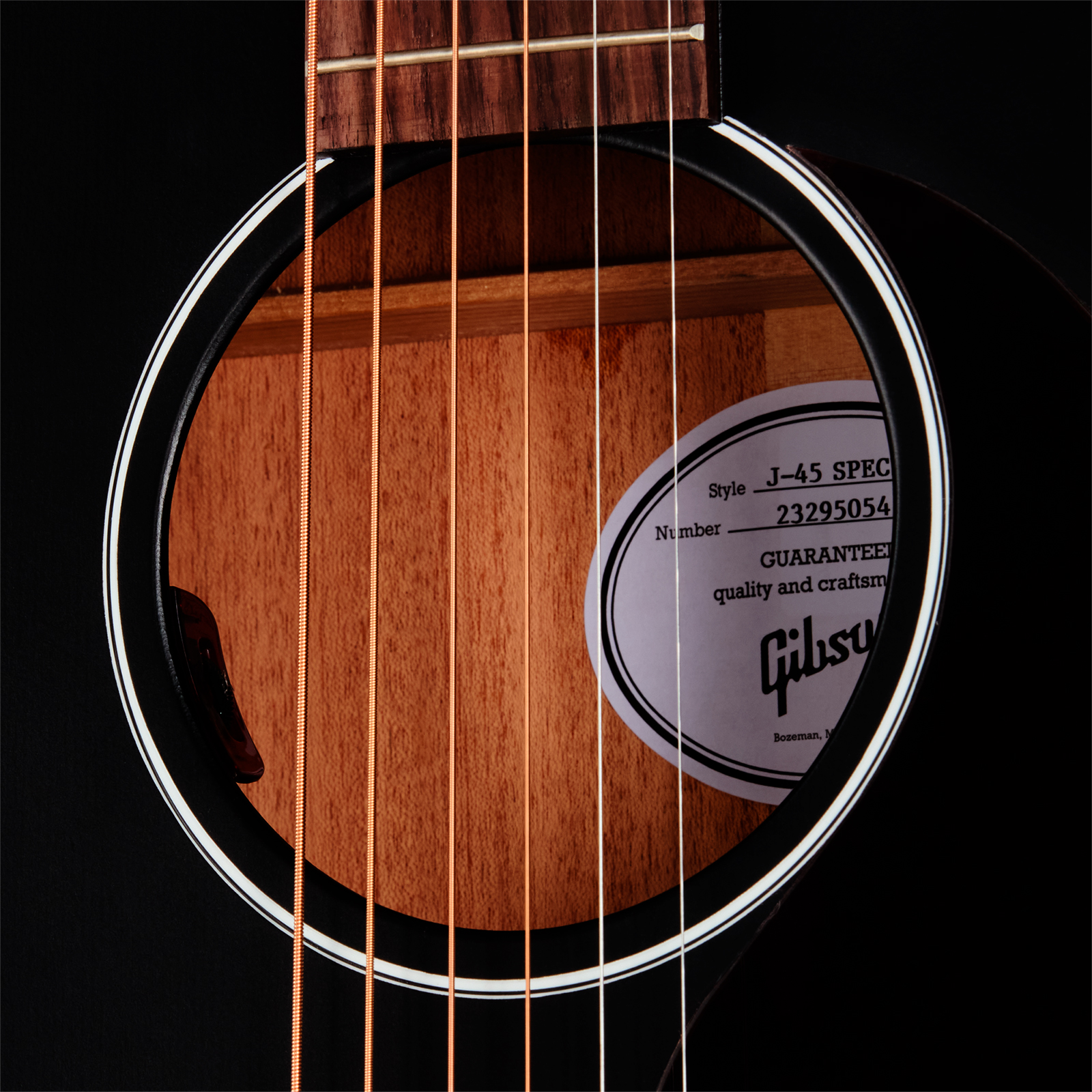 Gibson J45 Special Dreadnought Cbd Epicea Acajou Rw - Satin Ebony - Folk-Gitarre - Variation 4