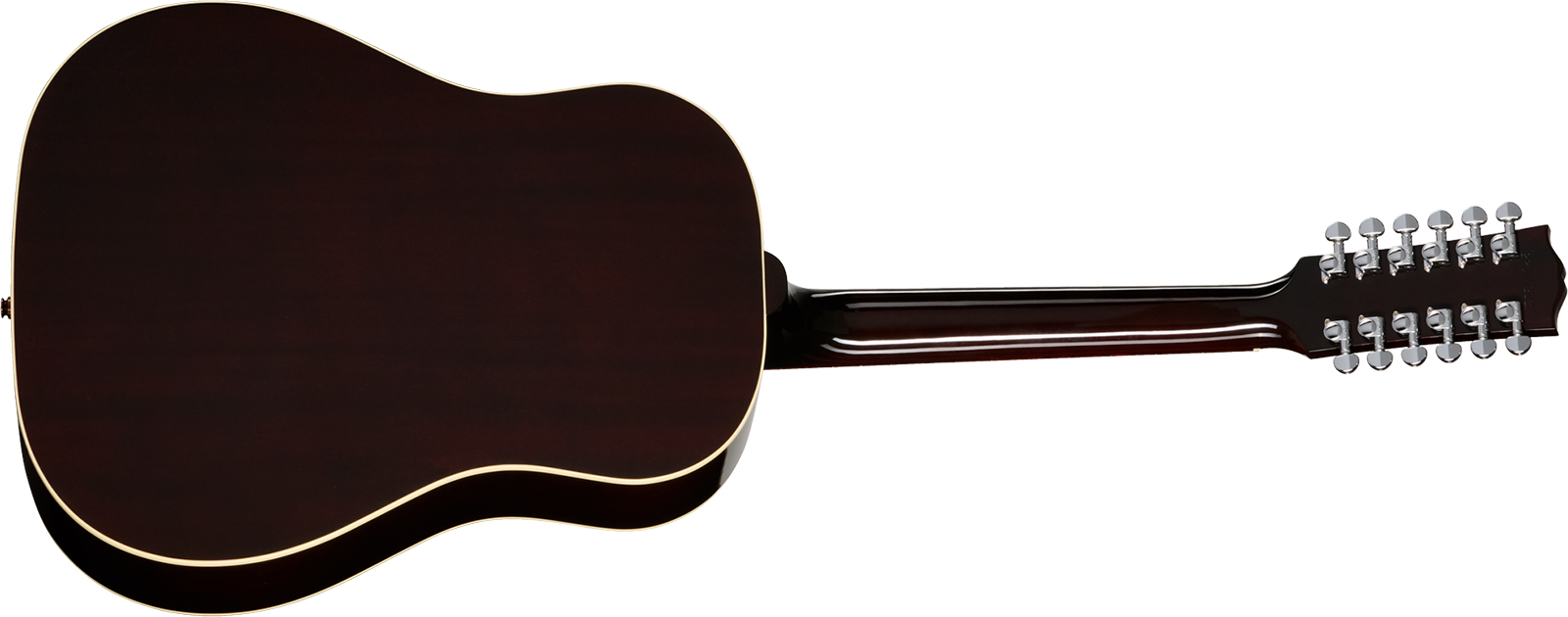 Gibson J45 Standard 12-string Lh (baggs Hifi Dna) Dreadnought 12c Gaucher Epicea Acajou Rw - Vintage Sunburst - Folk-Gitarre - Variation 1