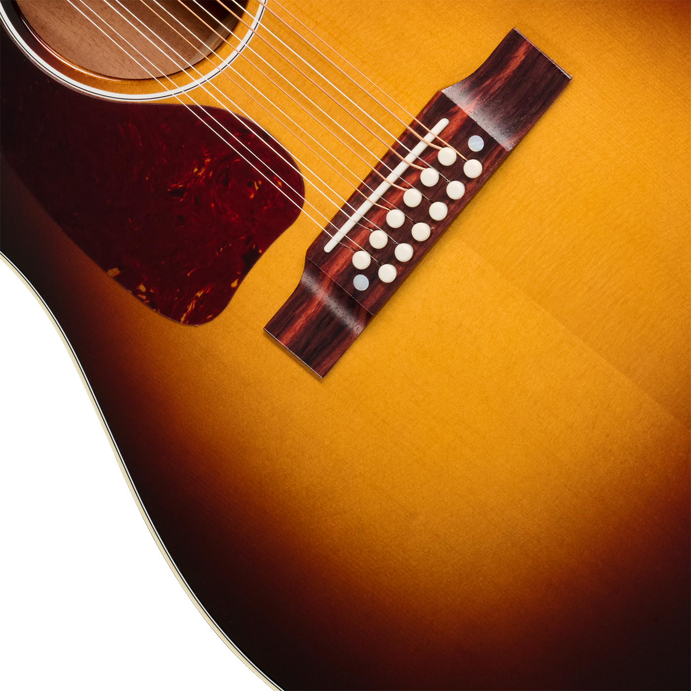 Gibson J45 Standard 12-string Lh (baggs Hifi Dna) Dreadnought 12c Gaucher Epicea Acajou Rw - Vintage Sunburst - Folk-Gitarre - Variation 3