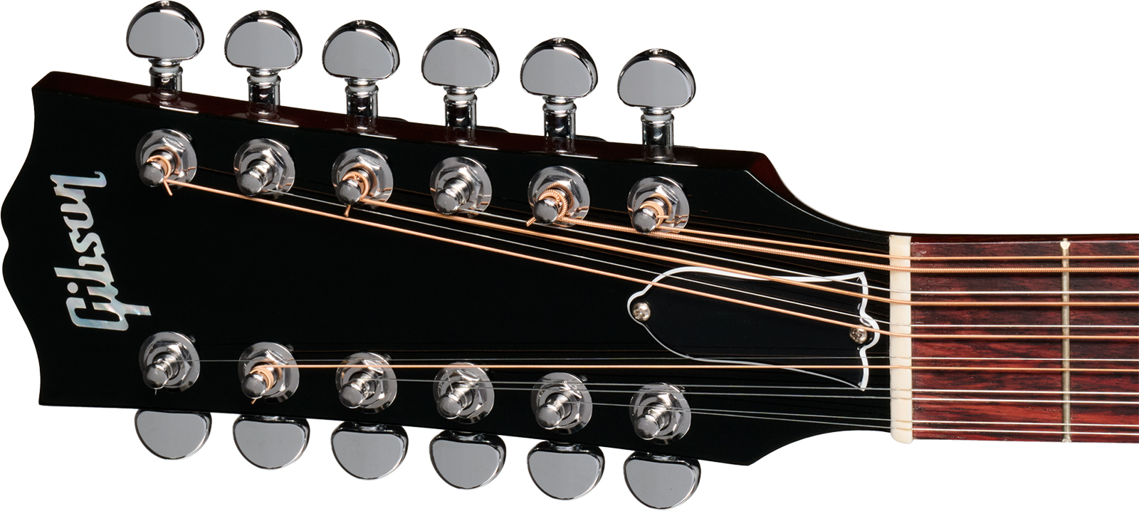 Gibson J45 Standard 12-string Lh (baggs Hifi Dna) Dreadnought 12c Gaucher Epicea Acajou Rw - Vintage Sunburst - Folk-Gitarre - Variation 4